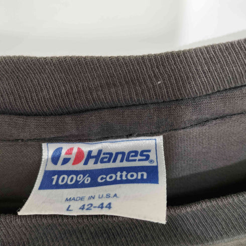 ヘインズ Hanes 90s シングルステッチ アーティストプリントS/S Tシャツ メンズ L