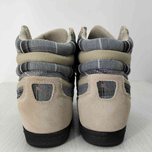 プーマ PUMA ビッキー ウェッジ チェッカー ハイカットスニーカー レディース 25