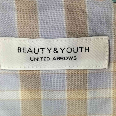ビューティーアンドユースユナイテッドアローズ BEAUTY & YOUTH UNITED ARROWS BY ナードチェック ビッグフォルム シャツ メンズ JPN:L