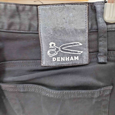 デンハム DENHAM RAZOR SLIM FIT ブラックスリムデニムパンツ レディース W27