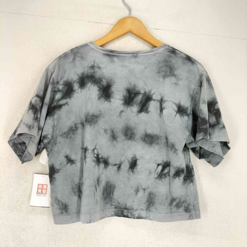 エムエムシックスメゾンマルジェラ MM6 Maison Margiela 23SS ロゴラベル タイダイ染め クロップド 半袖Tシャツ カットソー レディース 16