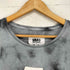 エムエムシックスメゾンマルジェラ MM6 Maison Margiela 23SS ロゴラベル タイダイ染め クロップド 半袖Tシャツ カットソー レディース 16
