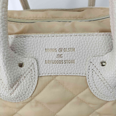 ヤングアンドオルセン YOUNG & OLSEN キルティングハンドバッグ レディース