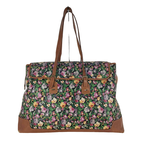ケンゾーパリス KENZO PARIS 裏地チェック 花柄 トートバッグ レディース