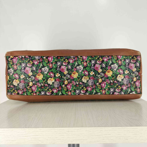 ケンゾーパリス KENZO PARIS 裏地チェック 花柄 トートバッグ レディース
