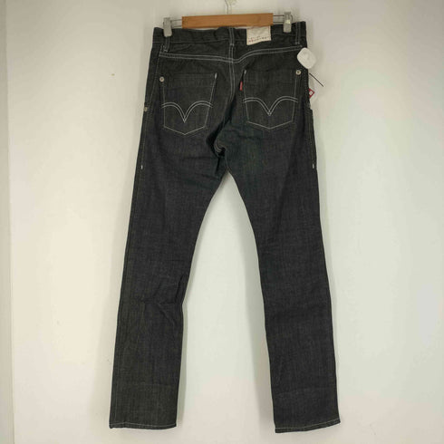 リーバイスレッド Levis RED ブラックテーパードデニムパンツ メンズ