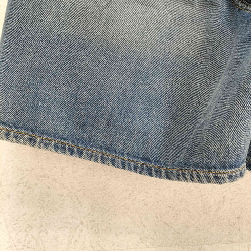 エムエムシックスメゾンマルジェラ MM6 Maison Margiela ペイント加工 ドローストリング デニムショートパンツ レディース 14