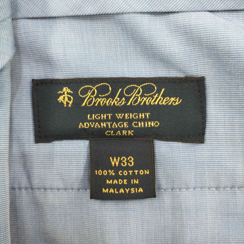 ブルックスブラザーズ BROOKS BROTHERS LIGHT WEIGHT ADVANTAGE CHINO CLARKテーパードチノパンツ メンズ W33
