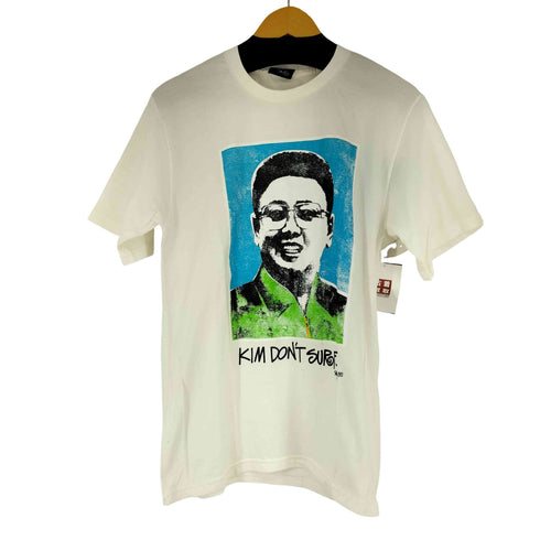 ステューシー Stussy White Kim Don't Surf T-Shirt メンズ import:S