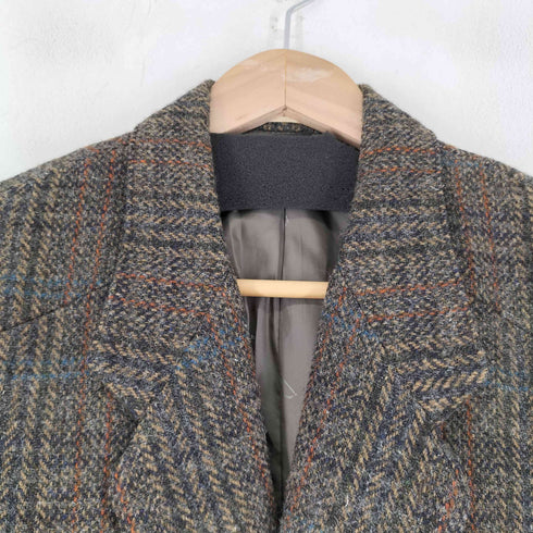 パパス papas 総柄 ウール テーラードジャケット メンズ JPN:M