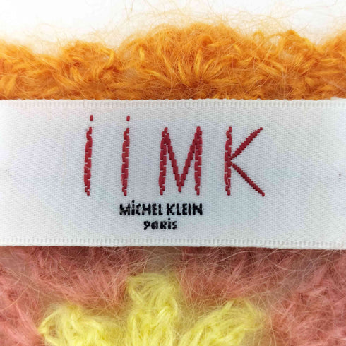 ミッシェルクラン MICHEL KLEIN モヘア混 クロシェ ニットベスト レディース JPN:38