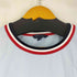 トミーヒルフィガー TOMMY HILFIGER ストライプカラークルーネックTシャツ レディース import:M