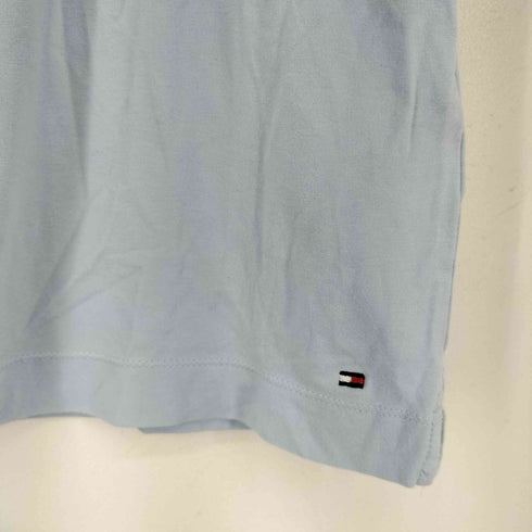 トミーヒルフィガー TOMMY HILFIGER ストライプカラークルーネックTシャツ レディース import:M