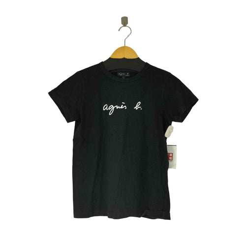 アニエスベー agnes b. ロゴプリント S/S Tシャツ レディース 2