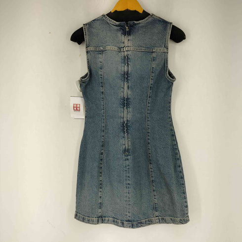 ザラ ZARA ノースリーブデニムワンピース レディース import:M