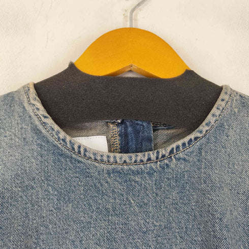 ザラ ZARA ノースリーブデニムワンピース レディース import:M