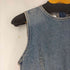 ザラ ZARA ノースリーブデニムワンピース レディース import:M