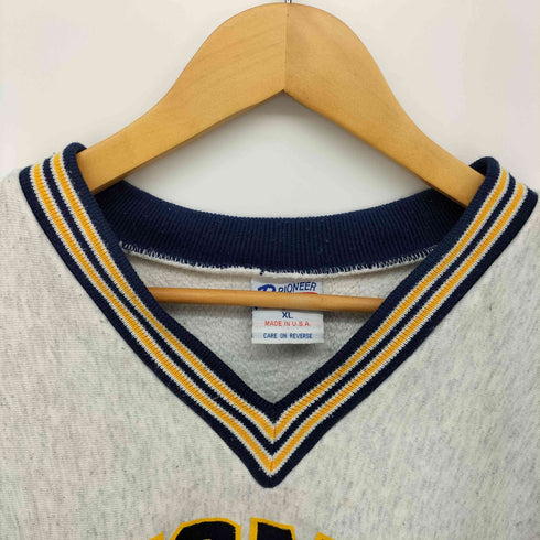 PIONEER SPORTS 90s USA製 LYCOMING FOOTBALL Vネックスウェット メンズ import:XL