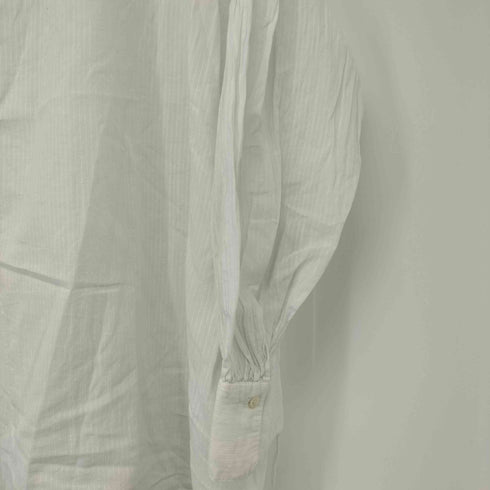 normment ノーメント コットンストライプジャガードCBオープンドレス レディース M