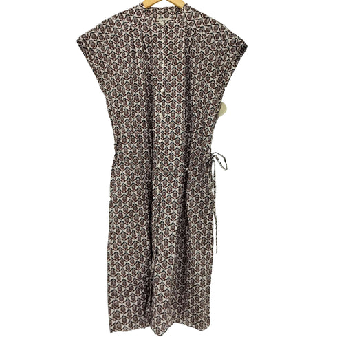 パークス PARKES ノースリーブ花柄ワンピース レディース M