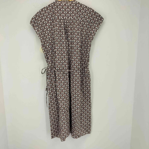 パークス PARKES ノースリーブ花柄ワンピース レディース M