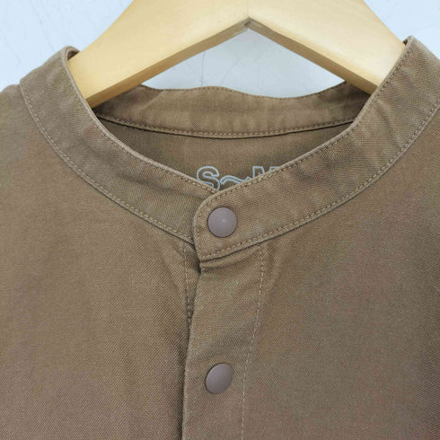 ムジラボ MUJI labo オックススタンドカラーシャツ メンズ S~M