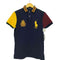 ポロラルフローレン POLO RALPH LAUREN マルチカラ― エンブレム ビッグポニー刺繍 ポロシャツ メンズ import:XS