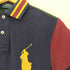 ポロラルフローレン POLO RALPH LAUREN マルチカラ― エンブレム ビッグポニー刺繍 ポロシャツ メンズ import:XS