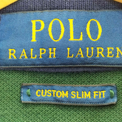 ポロラルフローレン POLO RALPH LAUREN マルチカラ― エンブレム ビッグポニー刺繍 ポロシャツ メンズ import:XS