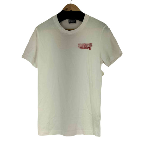 ディーゼル DIESEL 両面プリント S/S Tシャツ レディース import:M