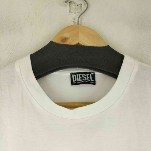 ディーゼル DIESEL 両面プリント S/S Tシャツ レディース import:M