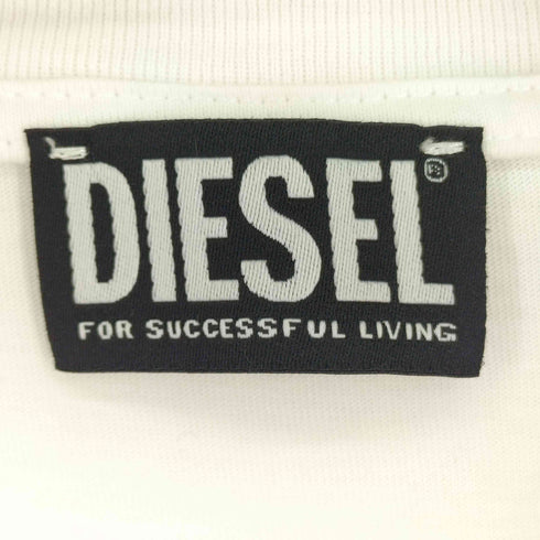 ディーゼル DIESEL 両面プリント S/S Tシャツ レディース import:M