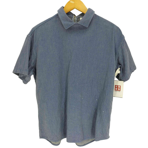 ミスタージェントルマン MR.GENTLEMAN 襟付き ハーフジップ ジップ S/S プルオーバー カットソー メンズ import:M