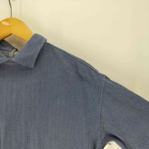 ミスタージェントルマン MR.GENTLEMAN 襟付き ハーフジップ ジップ S/S プルオーバー カットソー メンズ import:M