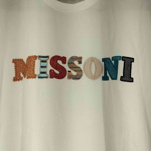 ミッソーニ MISSONI フロントロゴ S/S Tシャツ レディース import:XS