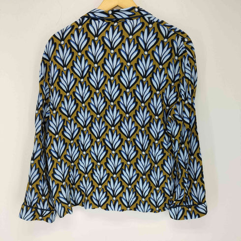 ザラ ZARA ボタニカル柄 プルオーバーシャツ レディース import:M