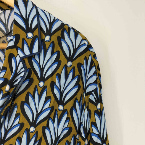 ザラ ZARA ボタニカル柄 プルオーバーシャツ レディース import:M