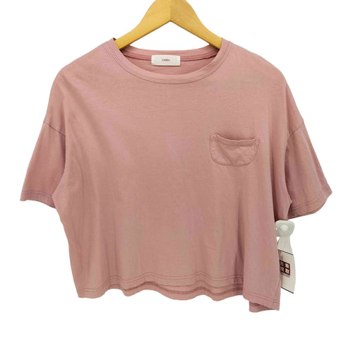ヤラ YARRA 短丈 クルーネックTシャツ レディース FREE