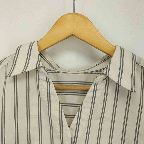 ユナイテッドアローズグリーンレーベルリラクシング UNITED ARROWS green label relaxing ストライプスキッパーシャツ レディース