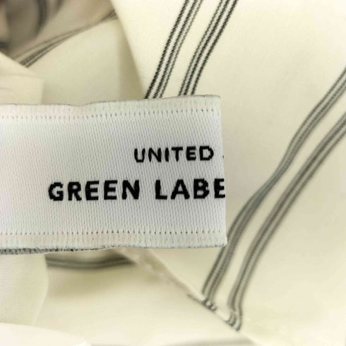 ユナイテッドアローズグリーンレーベルリラクシング UNITED ARROWS green label relaxing ストライプスキッパーシャツ レディース