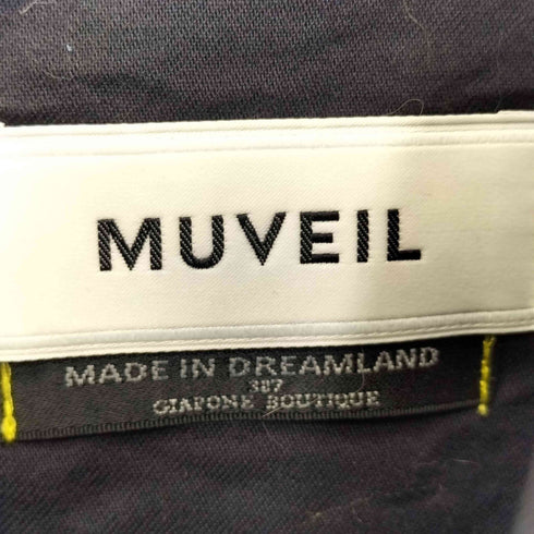 ミュベール MUVEIL 22AW ハートパッチデニムサロペット レディース 38