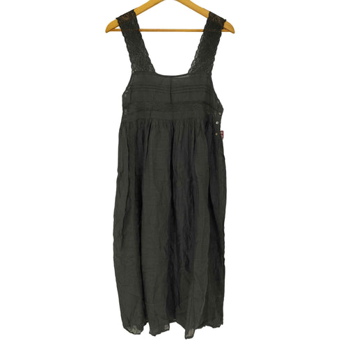 qiri △〇lace pin tuck ワンピース レディース FREE