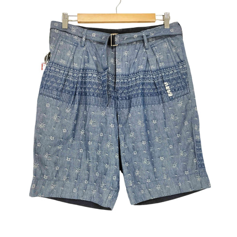 サカイ Sacai PINEAPPLE DUNGAREE SHORTS メンズ 1