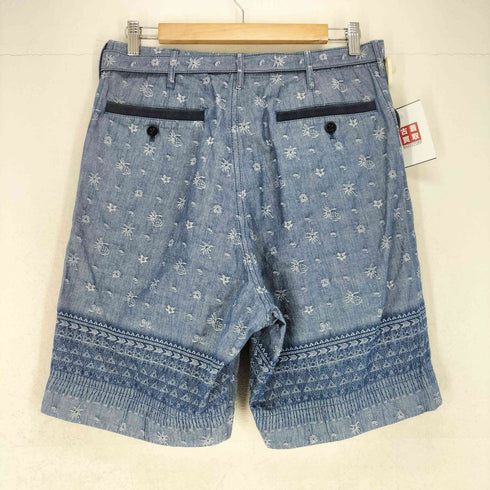 サカイ Sacai PINEAPPLE DUNGAREE SHORTS メンズ 1