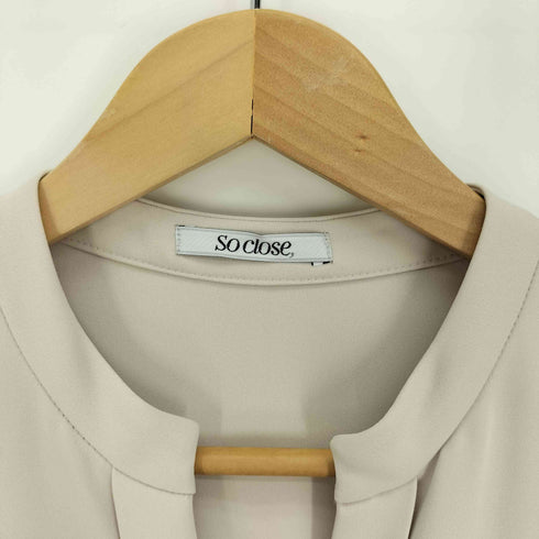 ソークローズ so close 19SS ベルテッド ワンピース レディース JPN:M