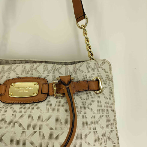 マイケルコース Michael Kors MKシグネチャー レザー ベルト 2WAY ハンド ショルダー バッグ レディース