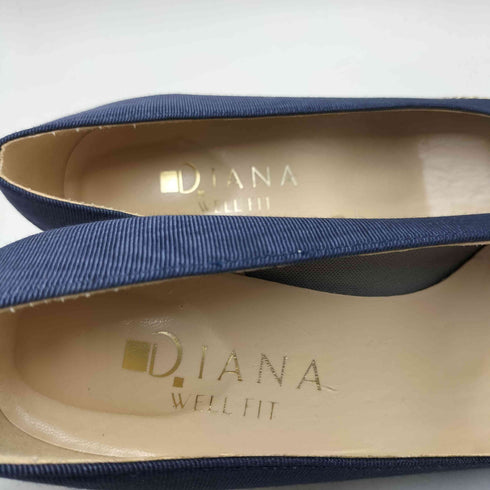 ダイアナ DIANA ジュート巻き ウェッジ ローヒール パンプス レディース JPN:24.5