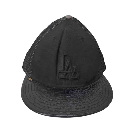 ニューエラ NEW ERA レザー切替 メッシュ6パネルベースボールキャップ メンズ 7 5/8