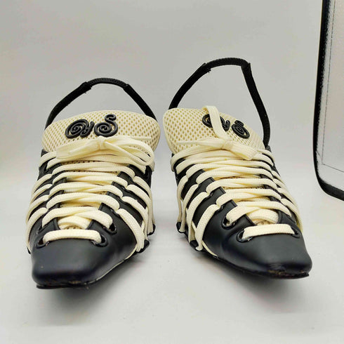 イエロー YELLO MONOCHROME SNEAKER MULES レディース JPN:L