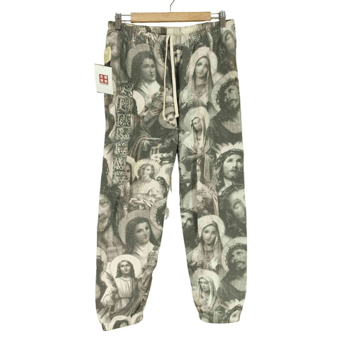 シュプリーム Supreme 18AW Jesus and Mary Sweatpant 総柄スウェットパンツ メンズ Small